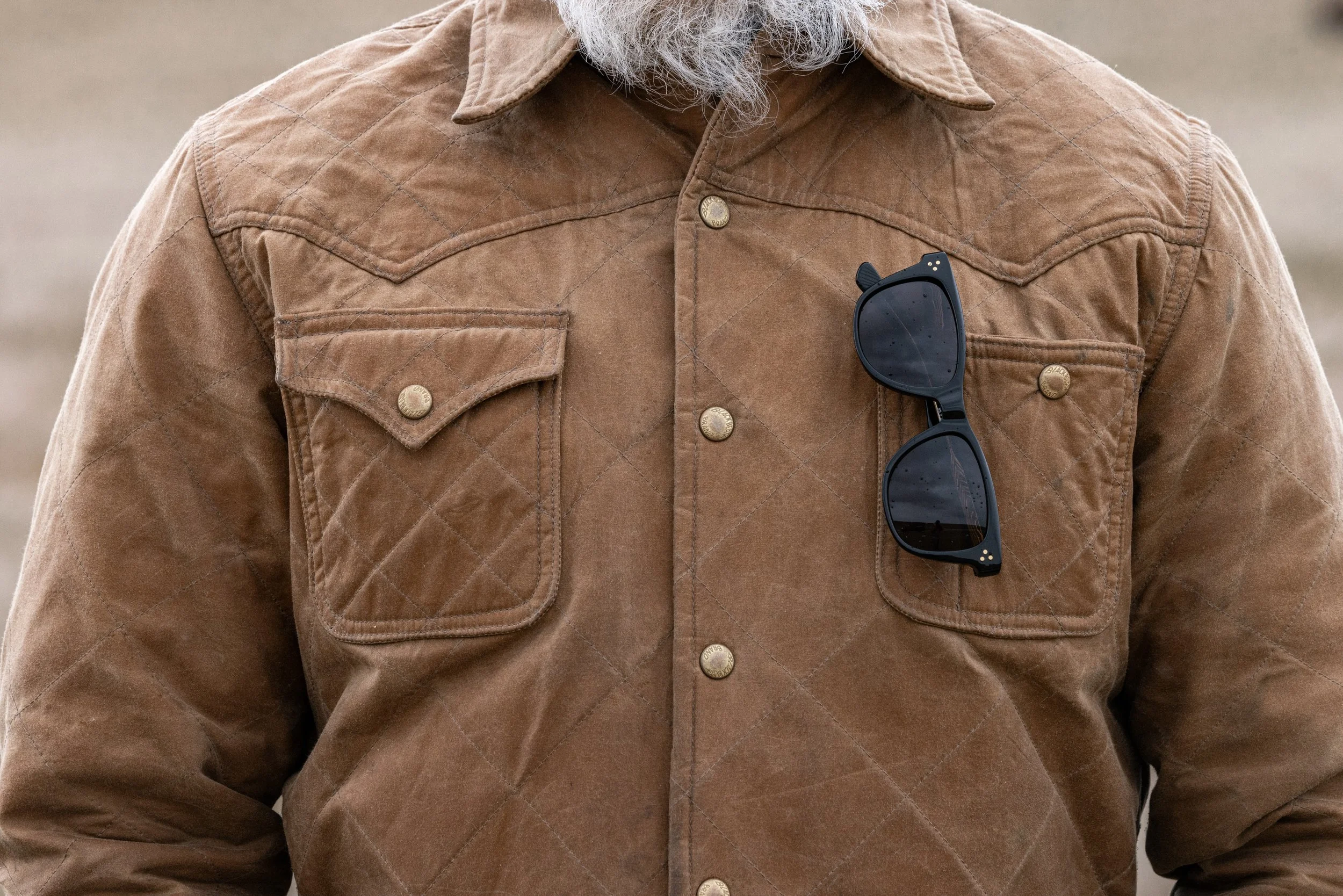GOLDEN BROWN Wax Canvas Quilted by Hand - Ultimate Jacket
